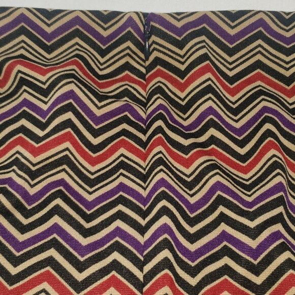 Lane Bryant 26 Zig Zag Striped Mini Skirt - Picture 6 of 8